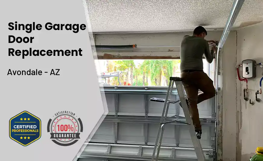 Single Garage Door Replacement Avondale - AZ 